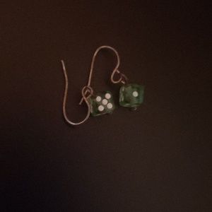 Dice earrings
